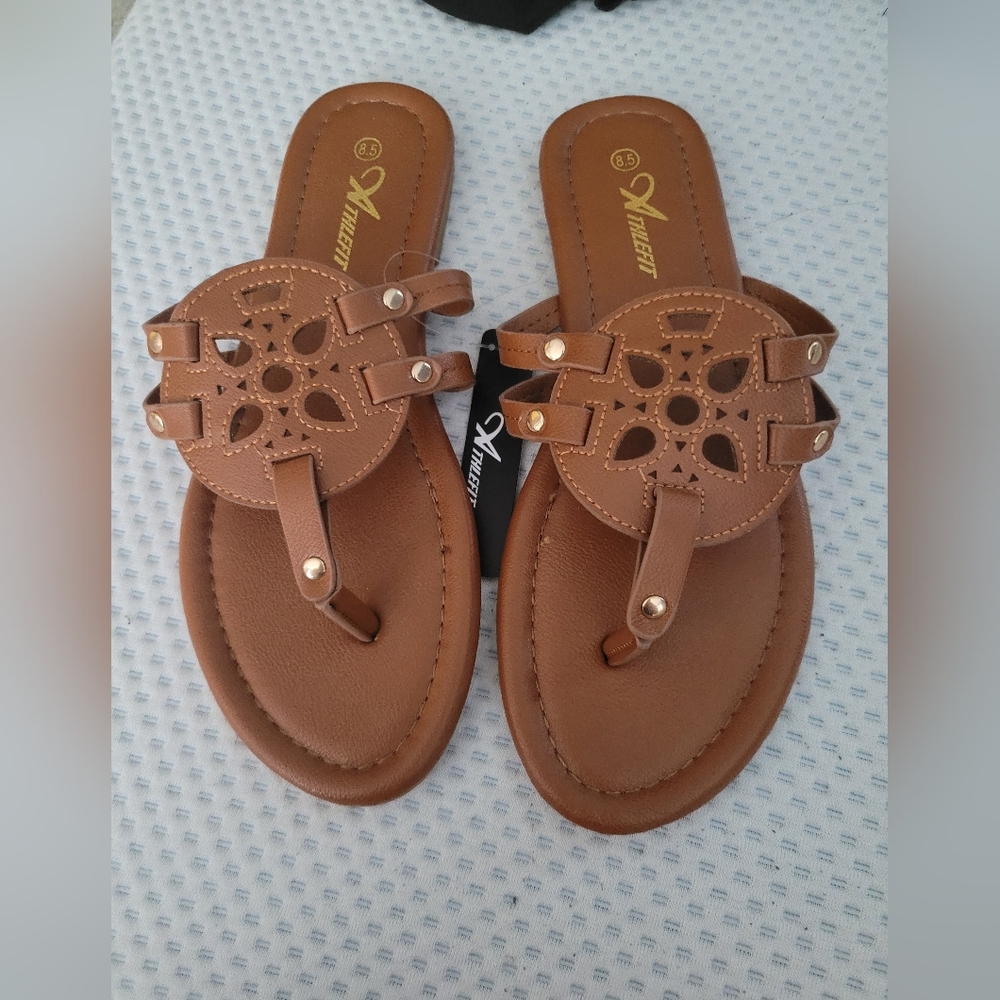 NWT brown sandals